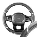 Оплетка экокожа M Combo- 5 SKYWAY Черно/Белая (S01102332) 