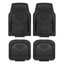 Коврик салона SKYWAY Rain-7 4пр. Полиуретановый Черный (п:73*51см,з:47*50см) (S01702076) 