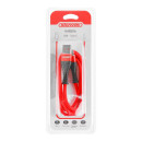 Кабель USB - Type-C 15W 3A SKYWAY в мягкой оплетке красный 1м (S09603009) 