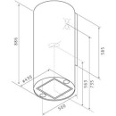 Вытяжка кухонная Jetair PIPE WH/A/43 (PIPEWH/A/43) 