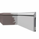 Плинтус напольный Solid UHD Polymer 1 UHD 04/120, белый, 2.4 м