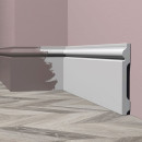 Плинтус напольный Solid UHD Polymer 1 UHD 04/120, белый, 2.4 м