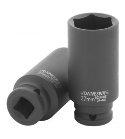 Головка торцевая ударная глубокая 1/2" 27 мм Jonnesway S03AD4127