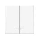 Выключатель 2-клавишный с подсветкой, сх.5а, 10АХ, механизм GAL000153 Systeme Electric ArtGallery Белый (GAL000153) 