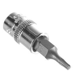 Головка торцевая 1/4" с вставкой-битой TORX T8 Ombra 114308