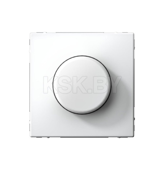 Светорегулятор (диммер) повор-нажим, LED, RC, 400Вт, механизм GAL000123 Systeme Electric ArtGallery Белый (GAL000123) 