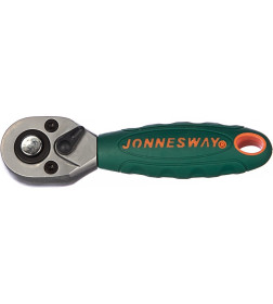 Трещотка 1/4", 100 мм, 36 зубцов, укороченная усиленная Jonnesway R2902B