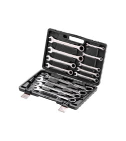 Набор ключей комбинированных трещоточных 6-32 мм CrV (22 шт.) Matrix 14799