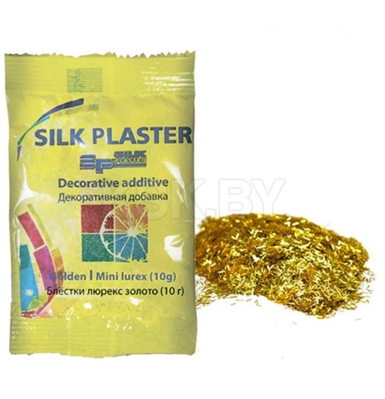 Декоративные блёстки Silk Plaster №1 (золото-люрекс) 10г (SP) 