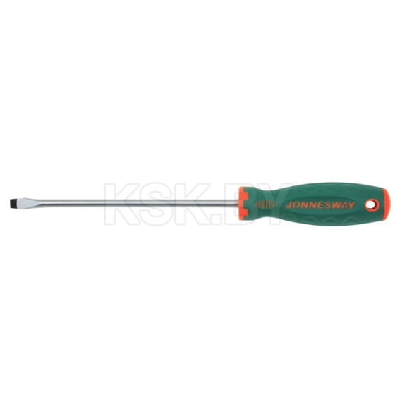 Отвертка плоская SL8.0х200 мм ANTI-SLIP GRIP Jonnesway D71S8200 (D71S8200) 