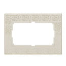 Рамка для двойной розетки слоновая кость Werkel (a033484) 