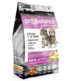 ProBalance 400 гр 1'st Diet Корм сухой  д/котят c цыпленком NEW