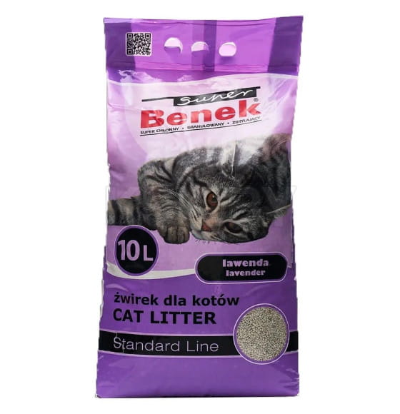 Наполнитель для кошачьего туалета SB 10л Лаванда