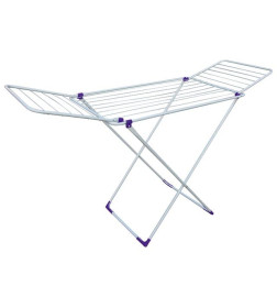 Сушилка для белья напольная 18 м, Stella, бело-красная