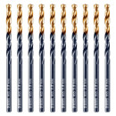 Сверло по металлу  3,8 мм HSS-Tin (10 шт.) Golden Tip Denzel 717208 (717208) 
