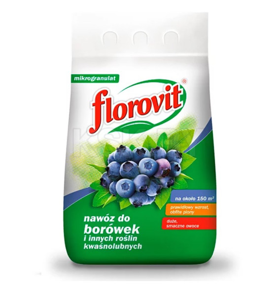 Удобрение Флоровит для голубики гран. 3 кг, мешок