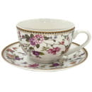 Чашка с блюдцем из фарфора DomiNado XGCYGBD250-586 (XGCYGBD250-586) 