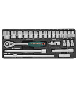 Набор головок торцевых 1/2" 8-34 мм (24 предмета) Jonnesway S04H4724S