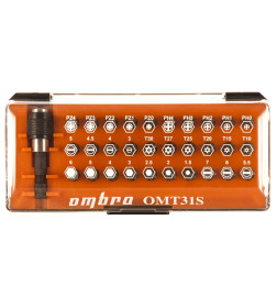 Набор бит 1/4" (31 предмет) Ombra OMT31S