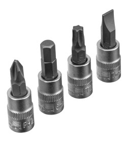 Набор головок и бит 1/2", 1/4" CrV (94 предмета) Stels 14106