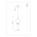 Светильник подвесной ARTE LAMP A2442SP-10PB (A2442SP-10PB) 