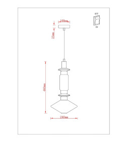 Светильник подвесной ARTE LAMP A2442SP-11PB