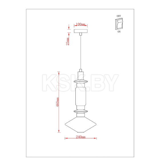 Светильник подвесной ARTE LAMP A2442SP-11PB (A2442SP-11PB) 