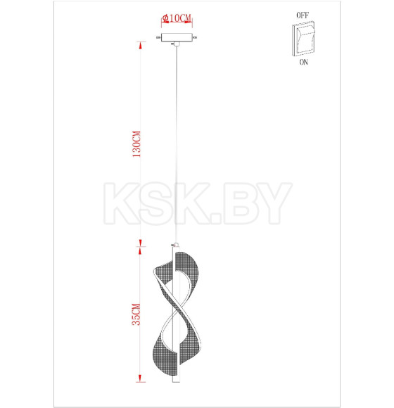 Светильник подвесной ARTE LAMP A2093SP-1GO (A2093SP-1GO) 