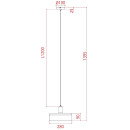 Светильник подвесной ARTE LAMP A7052SP-1BK (A7052SP-1BK) 