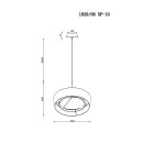 Светильник подвесной Divinare 1029/06 SP-10 (1029/06 SP-10) 