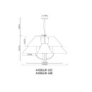 Светильник подвесной ARTE LAMP A4086LM-6CC (A4086LM-6CC) 