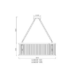 Светильник подвесной ARTE LAMP A1065SP-8CC