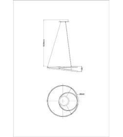 Светильник подвесной ARTE LAMP A3893SP-30BK