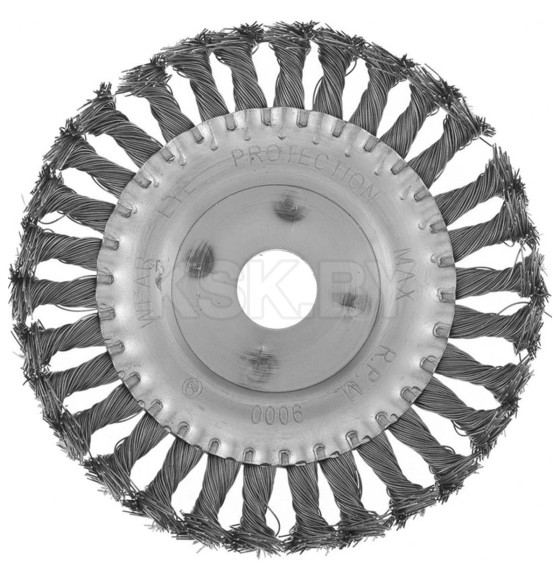 Щетка дисковая косичка 150х22,2 мм Сибртех 746347 (746347) 