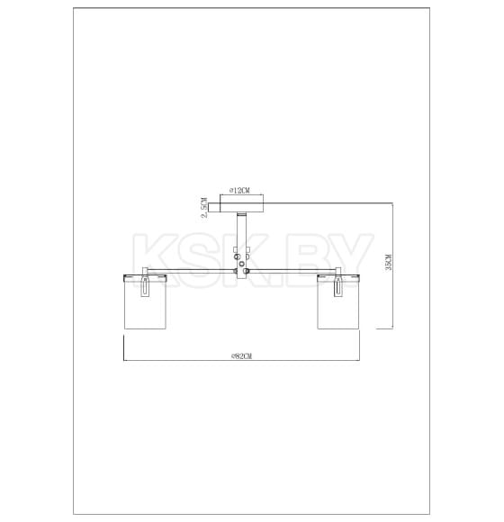 Светильник потолочный ARTE LAMP A4099PL-8BK (A4099PL-8BK) 