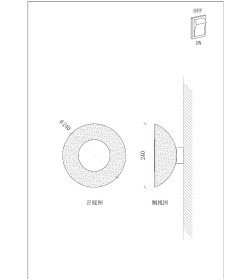 Светильник настенный ARTE LAMP A2441AP-1PB