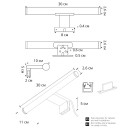 Светильник настенный ARTE LAMP A2935AP-1BK (A2935AP-1BK) 