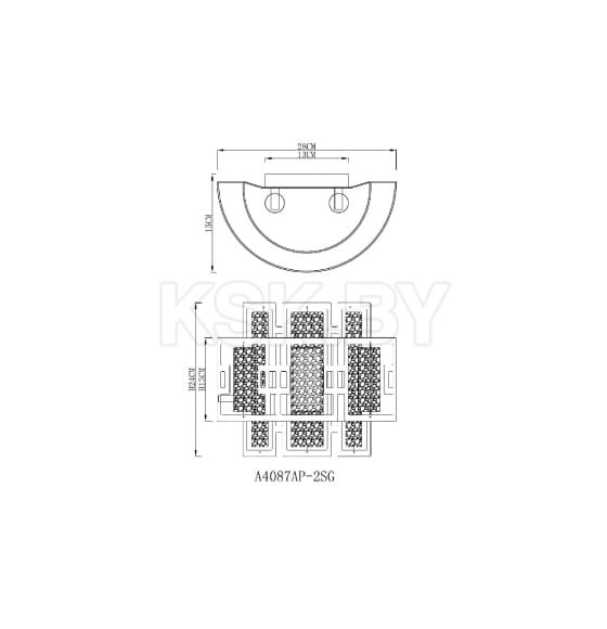 Светильник настенный ARTE LAMP A4087AP-2SG (A4087AP-2SG) 