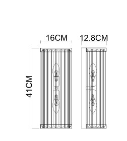 Светильник настенный ARTE LAMP A1069AP-2CC