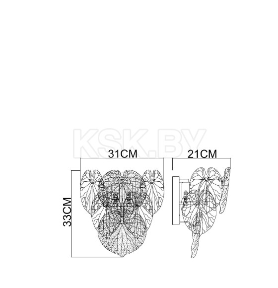 Светильник настенный ARTE LAMP A4078AP-2CC (A4078AP-2CC) 