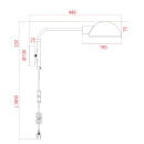 Светильник настенный ARTE LAMP A7055AP-1BK (A7055AP-1BK) 