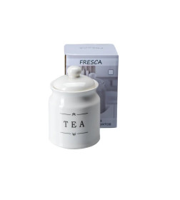 Банка для сыпучих продуктов керамическая "Tea" 700 мл/10,5*16 см (арт. QC23A410T, код 277797)