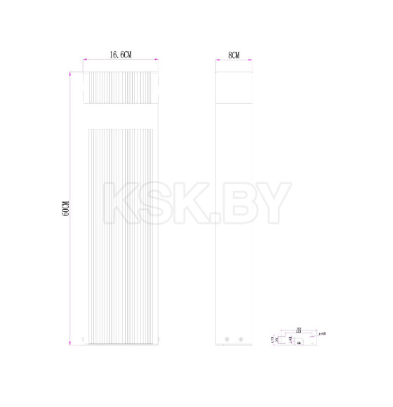 Светильник уличный ARTE LAMP A2146PA-1BK (A2146PA-1BK) 