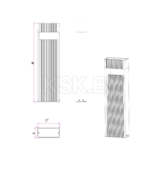 Светильник уличный ARTE LAMP A2146PA-1BR (A2146PA-1BR) 