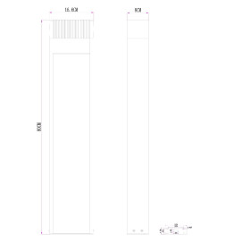 Светильник уличный ARTE LAMP A2148PA-1BR