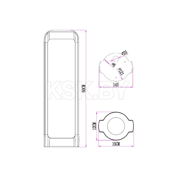 Светильник уличный ARTE LAMP A1646PA-1BK (A1646PA-1BK) 