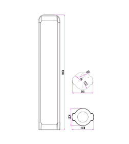 Светильник уличный ARTE LAMP A1648PA-1BK