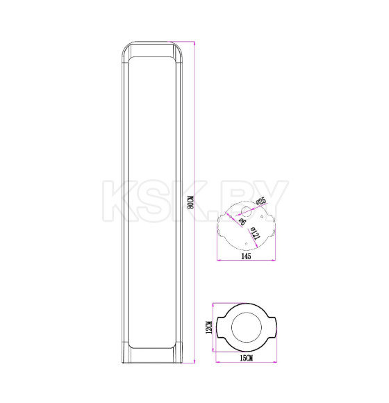 Светильник уличный ARTE LAMP A1648PA-1BK (A1648PA-1BK) 