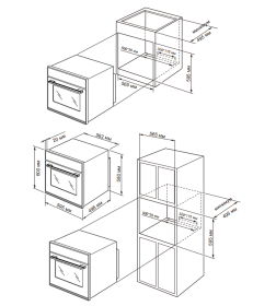 Духовой шкаф электрический Schtoff CME 6406 BK