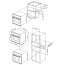 Духовой шкаф электрический Schtoff CME 7307 BK (CME 7307 BK) 